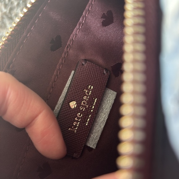 NWT Kate Spade Glitter Flash Cherrywood Purple Cross Body Bag - Picture 12 of 15